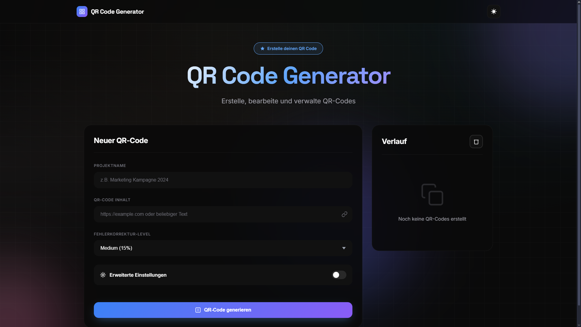 QR Code Generator