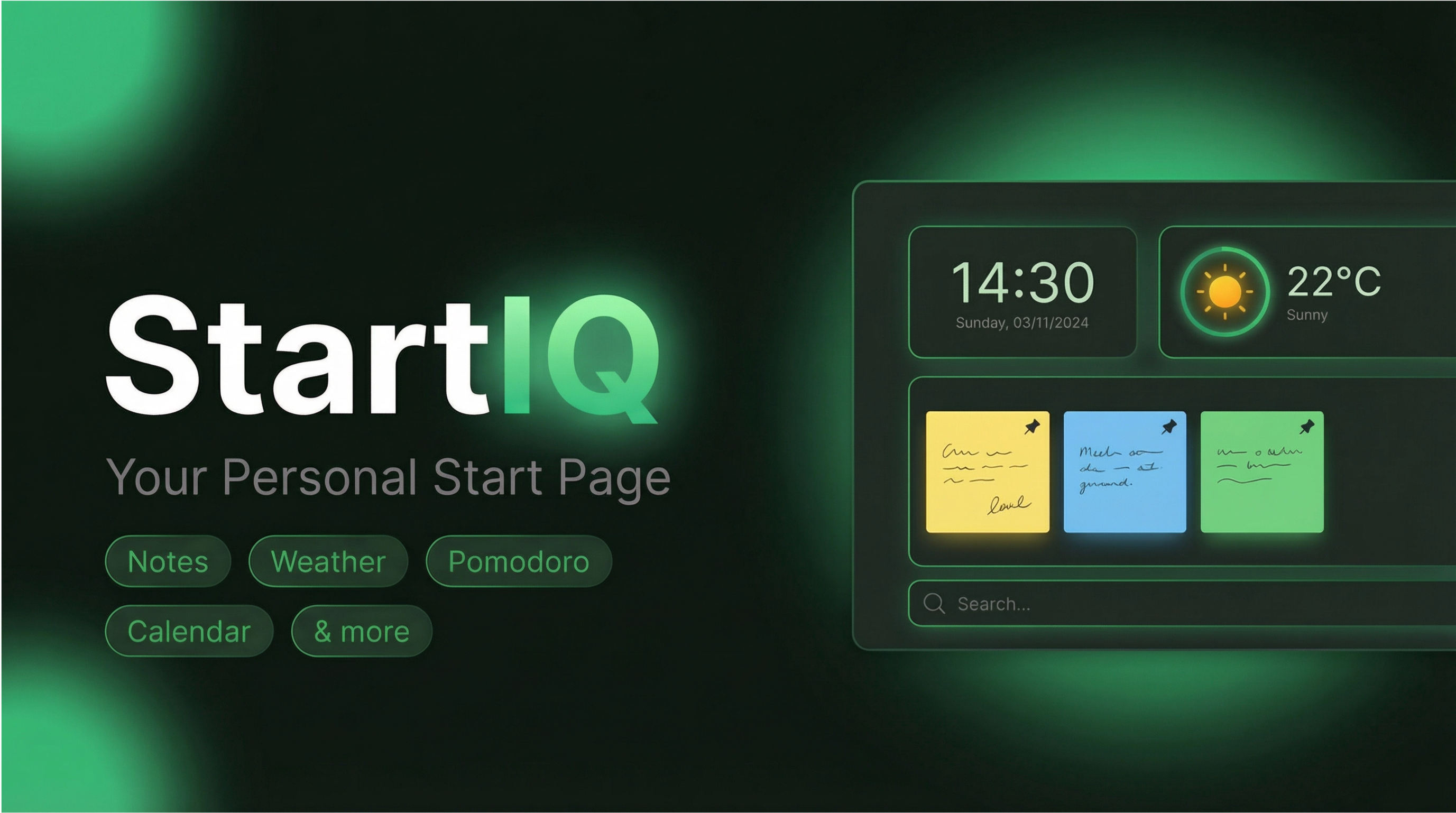 StartIQ – Persönliche Startseite